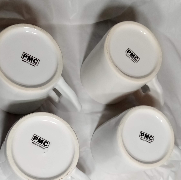 Set of 4 PMC Hummingbird Floral Coffee Mugs - Picture 6 of 11